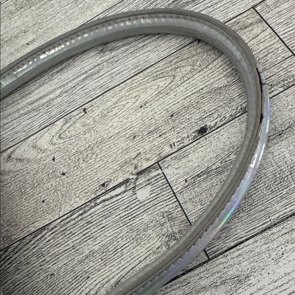 Sharif Legacy Logo Mirror Metallic City Satchel - Picture 14 of 15